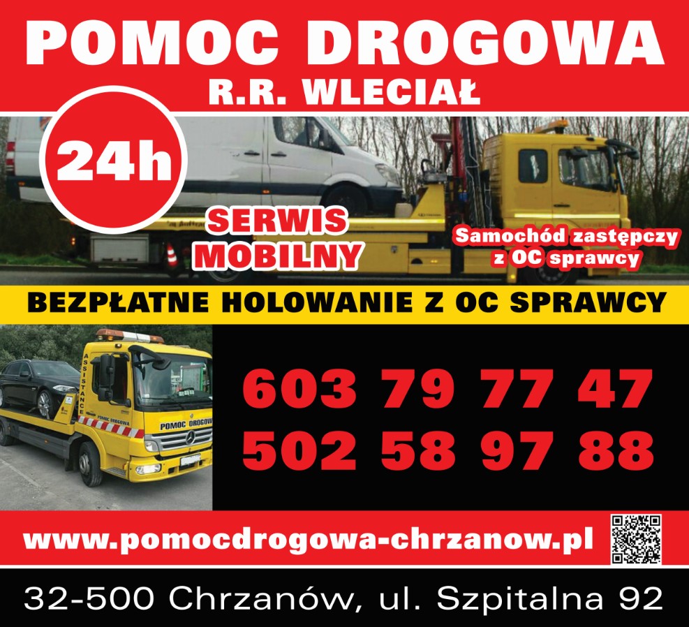 FIRMA HANDLOWO-USŁUGOWA Rafał Wleciał - pomoc drogowa CHRZANÓW pomoc drogowa CHRZANÓW